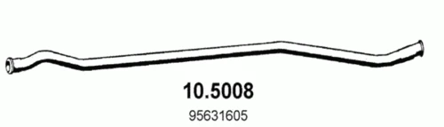 10.5008 ASSO Труба выхлопного газа (фото 2)