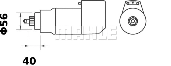 MS 488 KNECHT/MAHLE Стартер (фото 1)