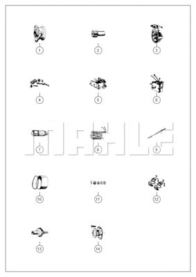 MS 526 KNECHT/MAHLE Стартер (фото 3)