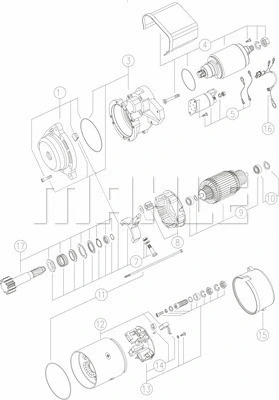 MS 61 KNECHT/MAHLE Стартер (фото 1)