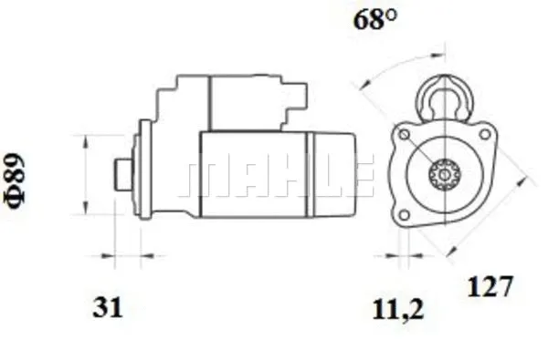 MS 779 KNECHT/MAHLE Стартер (фото 1)