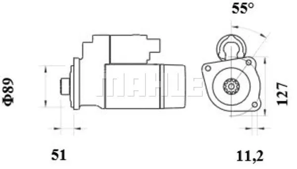 MS 971 KNECHT/MAHLE Стартер (фото 1)