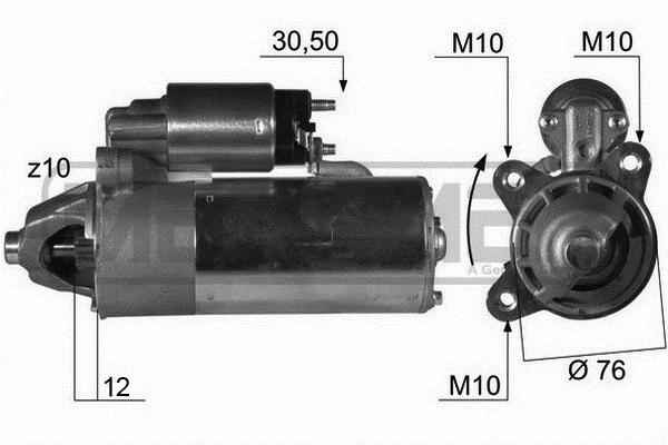 220015 MESSMER Стартер (фото 1)