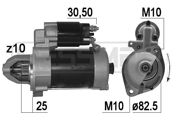 220135R MESSMER Стартер (фото 1)