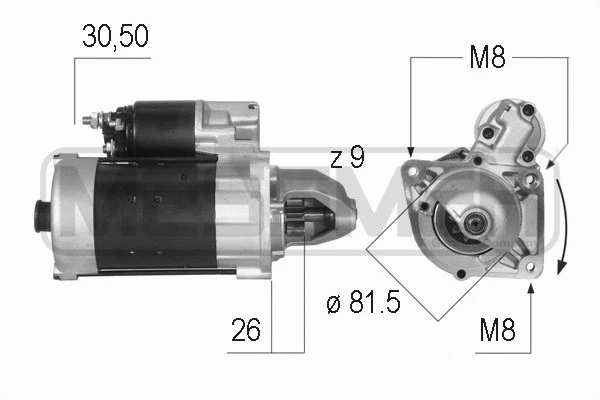 220156R MESSMER Стартер (фото 1)