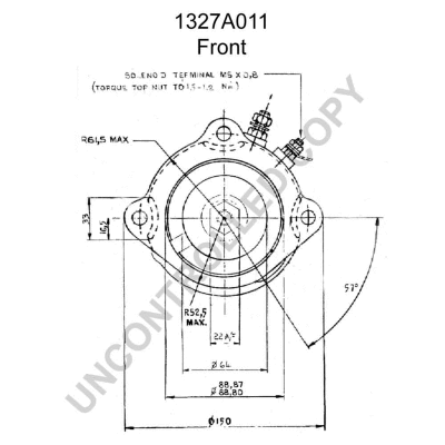 1327A011 PRESTOLITE ELECTRIC Стартер (фото 2)