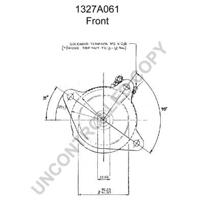 1327A061 PRESTOLITE ELECTRIC Стартер (фото 2)