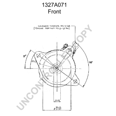 1327A071 PRESTOLITE ELECTRIC Стартер (фото 2)