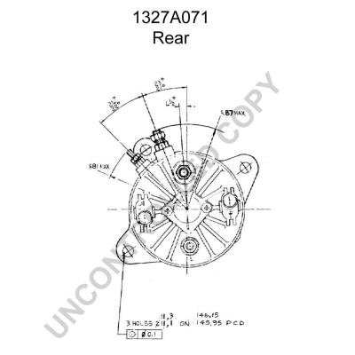 1327A071 PRESTOLITE ELECTRIC Стартер (фото 3)