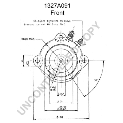 1327A091 PRESTOLITE ELECTRIC Стартер (фото 2)