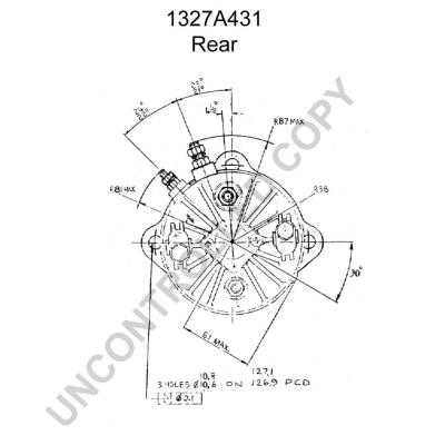 1327A431 PRESTOLITE ELECTRIC Стартер (фото 3)