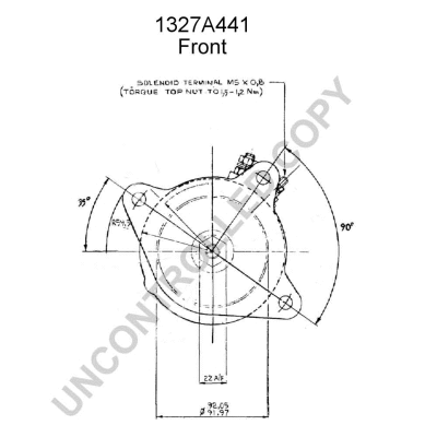 1327A441 PRESTOLITE ELECTRIC Стартер (фото 2)