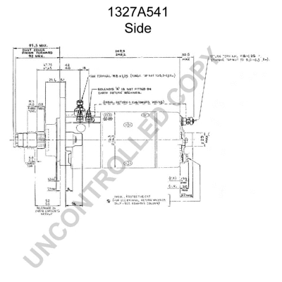 1327A541 PRESTOLITE ELECTRIC Стартер (фото 4)