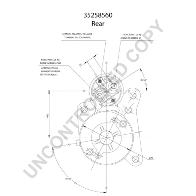 35258560 PRESTOLITE ELECTRIC Стартер (фото 3)