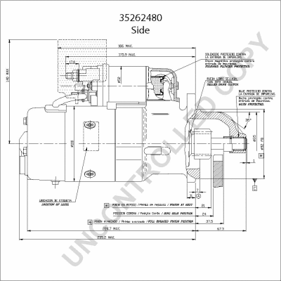 35262480 PRESTOLITE ELECTRIC Стартер (фото 4)