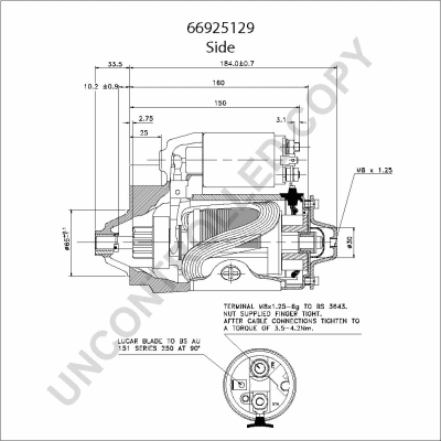 66925129 PRESTOLITE ELECTRIC Стартер (фото 3)