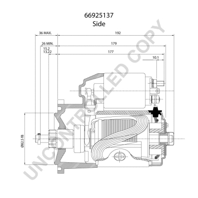 66925137 PRESTOLITE ELECTRIC Стартер (фото 4)