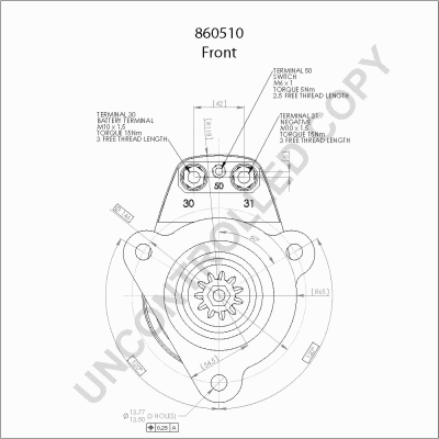 860510GB PRESTOLITE ELECTRIC Стартер (фото 1)