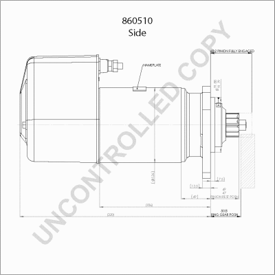 860510GB PRESTOLITE ELECTRIC Стартер (фото 2)