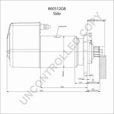 860512GB PRESTOLITE ELECTRIC Стартер (фото 2)