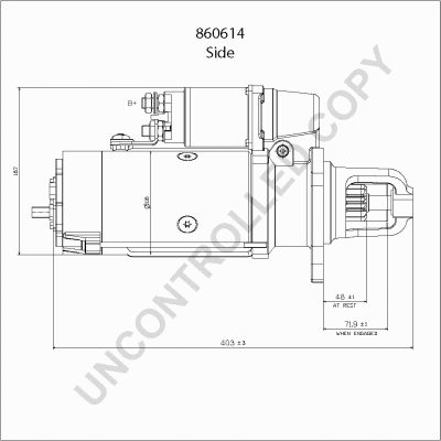 860614 PRESTOLITE ELECTRIC Стартер (фото 3)