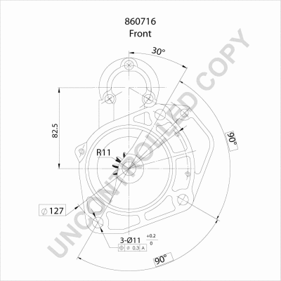 860716 PRESTOLITE ELECTRIC Стартер (фото 2)