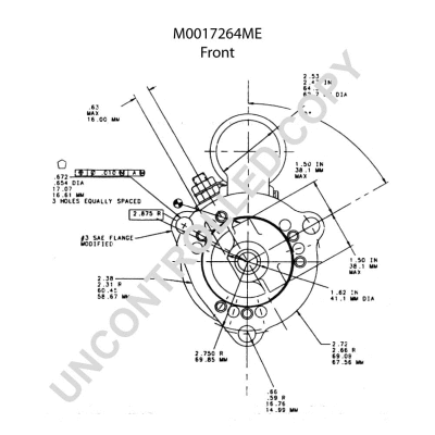 M0017264ME PRESTOLITE ELECTRIC Стартер (фото 2)