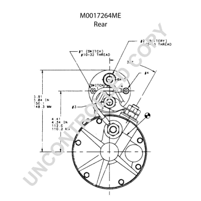 M0017264ME PRESTOLITE ELECTRIC Стартер (фото 3)