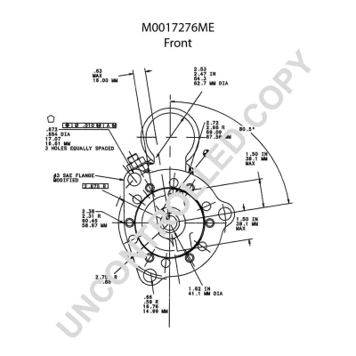 M0017276ME PRESTOLITE ELECTRIC Стартер (фото 2)