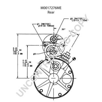 M0017276ME PRESTOLITE ELECTRIC Стартер (фото 3)