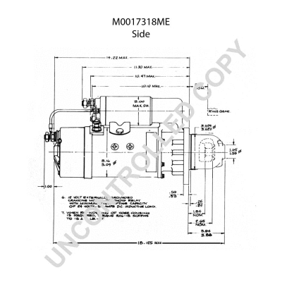 M0017318ME PRESTOLITE ELECTRIC Стартер (фото 4)