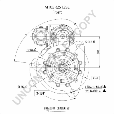 M105R2513SE PRESTOLITE ELECTRIC Стартер (фото 3)