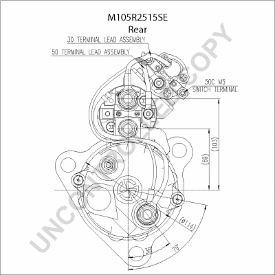 M105R2515SE PRESTOLITE ELECTRIC Стартер (фото 4)