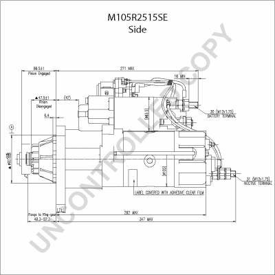 M105R2515SE PRESTOLITE ELECTRIC Стартер (фото 5)