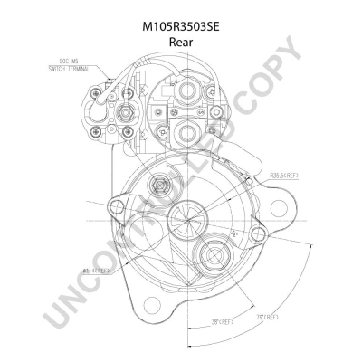 M105R3503SE PRESTOLITE ELECTRIC Стартер (фото 3)