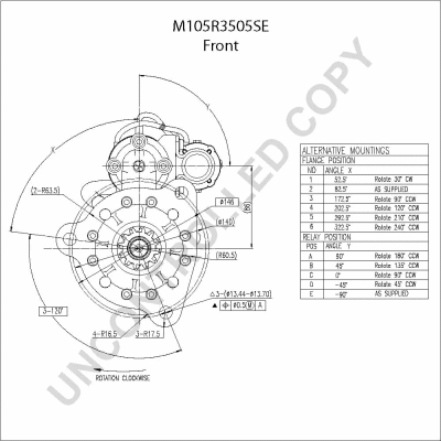 M105R3505SE PRESTOLITE ELECTRIC Стартер (фото 3)