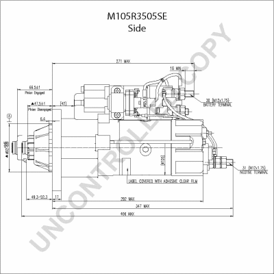 M105R3505SE PRESTOLITE ELECTRIC Стартер (фото 5)