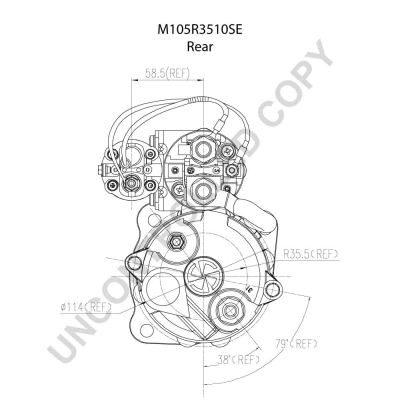 M105R3510SE PRESTOLITE ELECTRIC Стартер (фото 3)