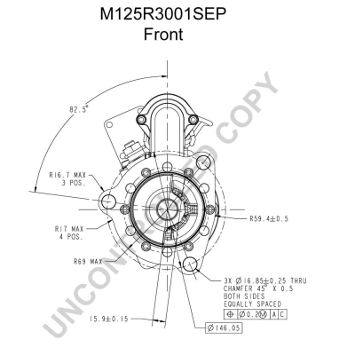 M125R3001SEP PRESTOLITE ELECTRIC Стартер (фото 2)