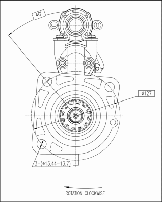 M90R3539SE PRESTOLITE ELECTRIC Стартер (фото 2)