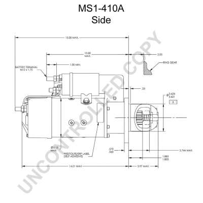 MS1-410A PRESTOLITE ELECTRIC Стартер (фото 5)