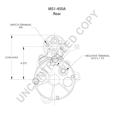 MS1-450A PRESTOLITE ELECTRIC Стартер (фото 3)