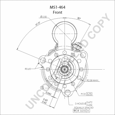 MS1-464 PRESTOLITE ELECTRIC Стартер (фото 2)