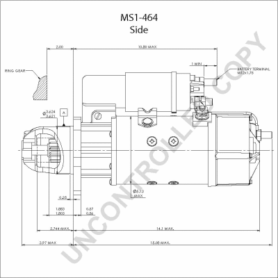 MS1-464 PRESTOLITE ELECTRIC Стартер (фото 4)