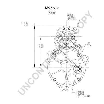 MS2-512 PRESTOLITE ELECTRIC Стартер (фото 3)