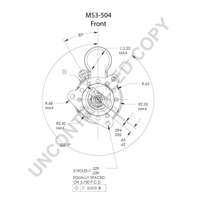 MS3-504 PRESTOLITE ELECTRIC Стартер (фото 2)