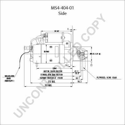 MS4-404-01 PRESTOLITE ELECTRIC Стартер (фото 4)