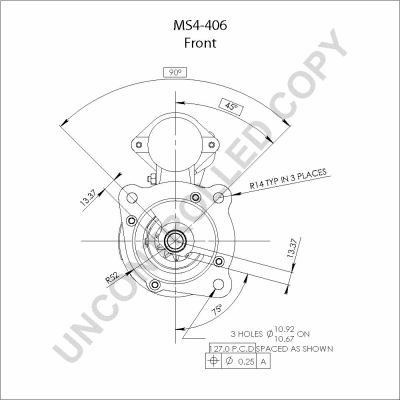 MS4-406 PRESTOLITE ELECTRIC Стартер (фото 2)