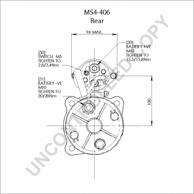 MS4-406 PRESTOLITE ELECTRIC Стартер (фото 3)