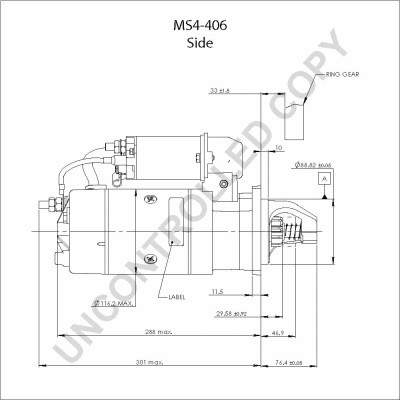 MS4-406 PRESTOLITE ELECTRIC Стартер (фото 4)